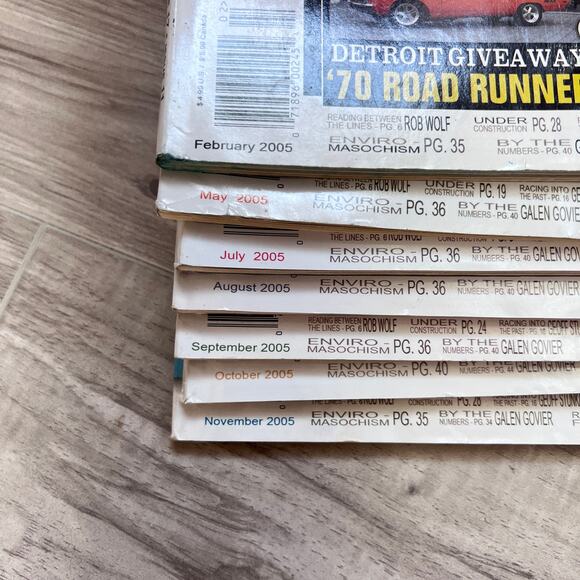 Mopar Magazine 2005 Collector's Lot/7 Issues(Feb, May, Jul, Aug, Sep, Oct, Nov) - Picture 6 of 11